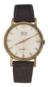 1960s Gruen Precision Watch Given To Lew Alcindor (Abdul-Jabbar LOA)